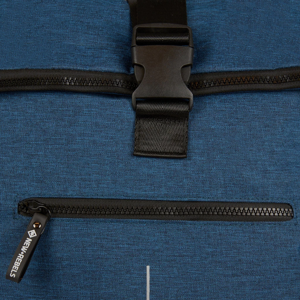 New Rebels ® BoyanRolltop - Rugtas - Rugzak - 19 Liter - Navy Blue - Afbeelding 3