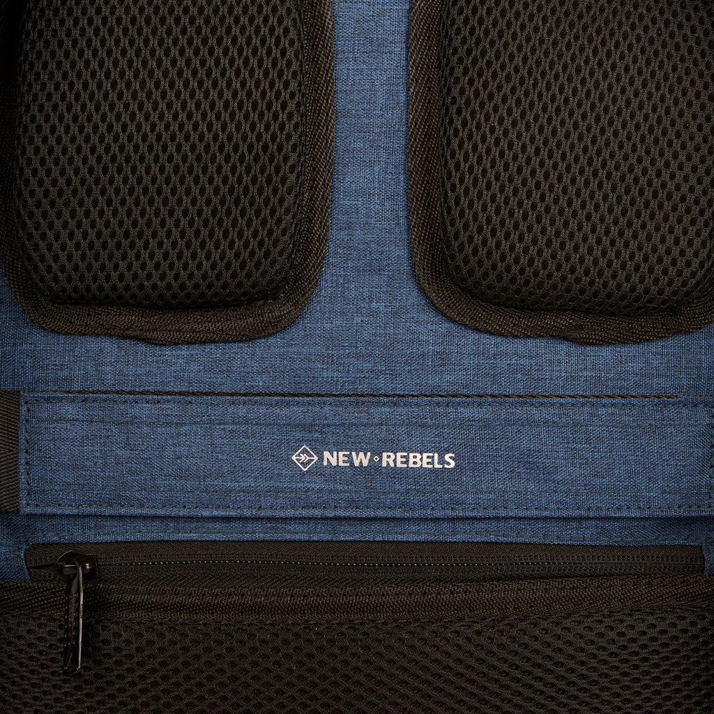 New Rebels ® BoyanRolltop - Rugtas - Rugzak - 19 Liter - Navy Blue - Afbeelding 4