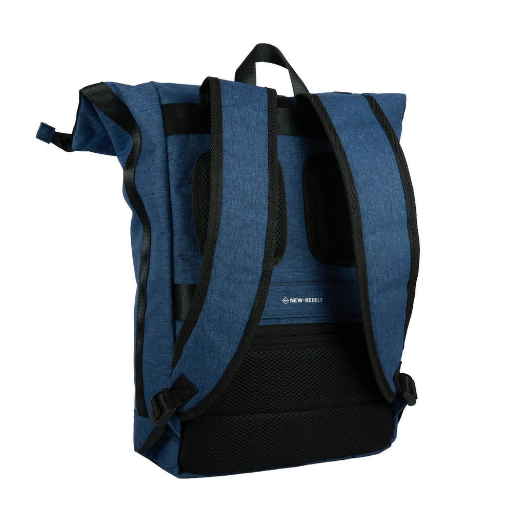 New Rebels ® BoyanRolltop - Rugtas - Rugzak - 19 Liter - Navy Blue