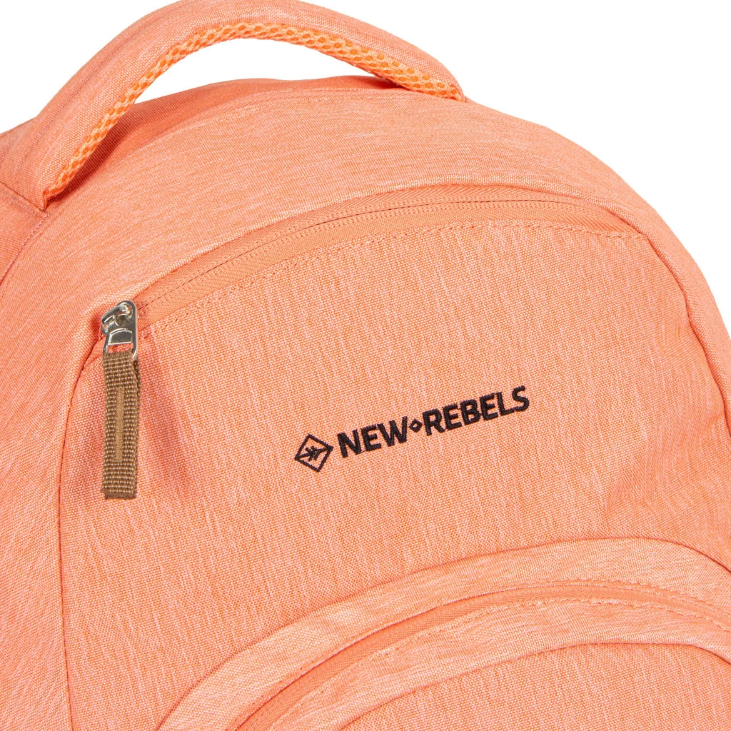 New Rebels ® BTS 3 Schooltas Met Laptopvak Soft Pink - Afbeelding 3