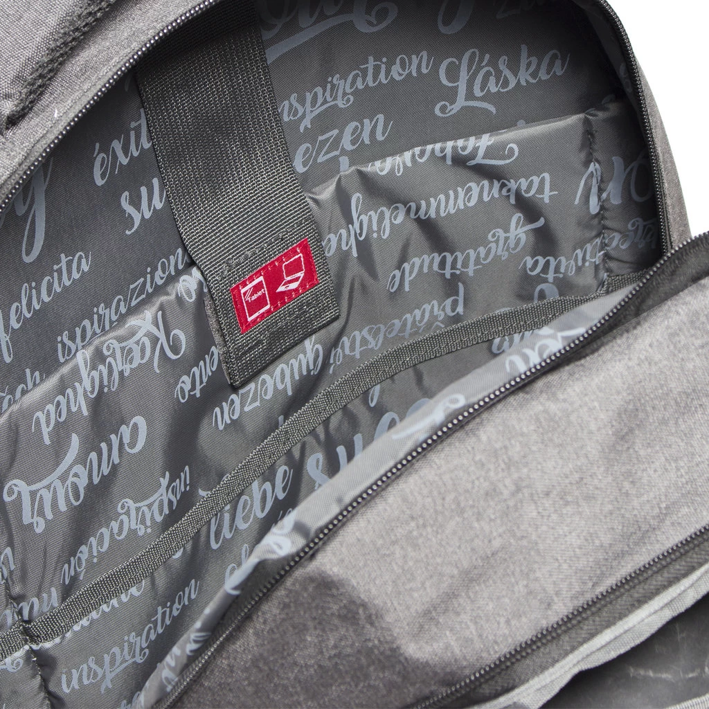 New Rebels ® BTS 4 Schooltas Met Laptopvak Grijs - Afbeelding 2