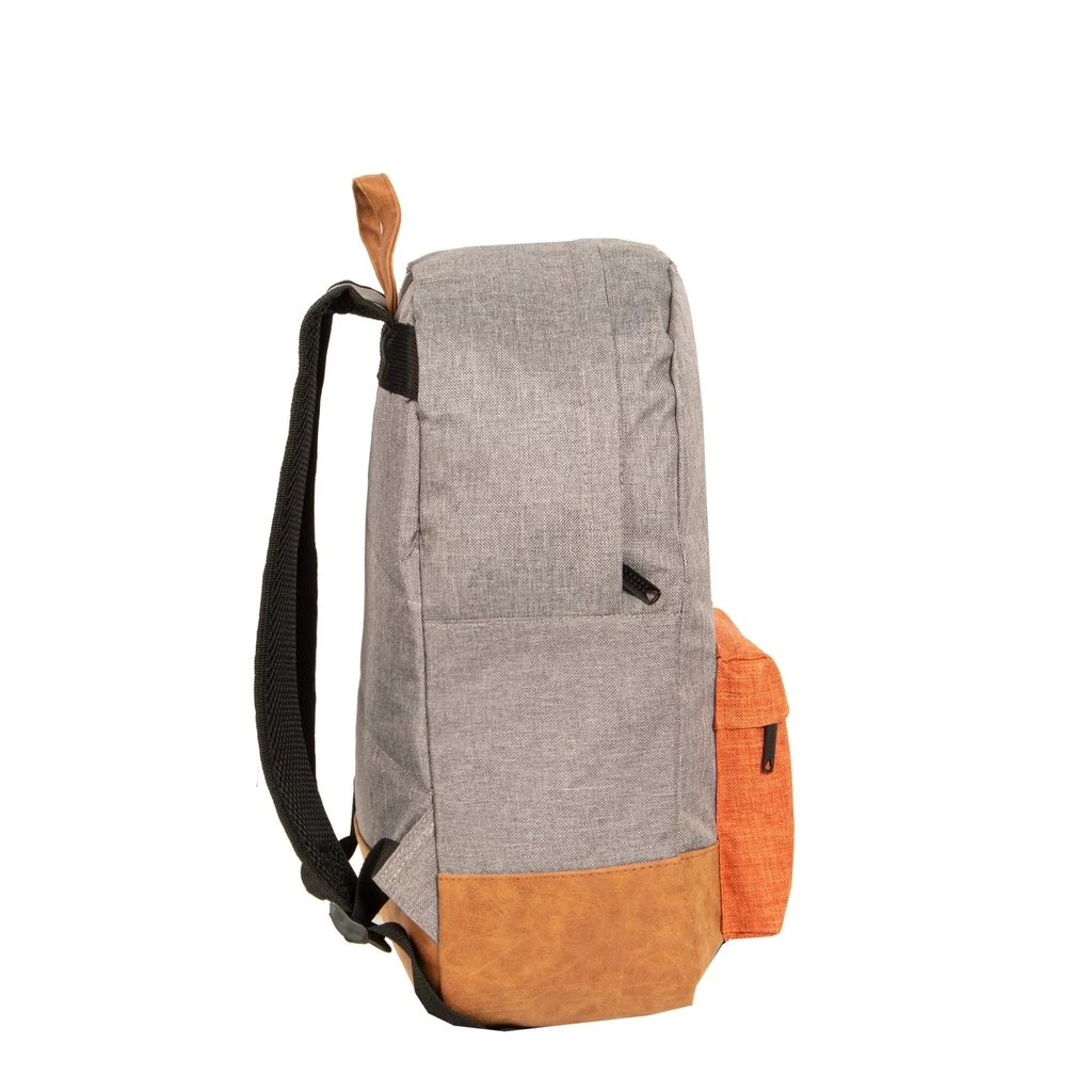 New Rebels ® Creek - Rugzak - Rugtas - 16L - Nylon - Antraciet Oranje