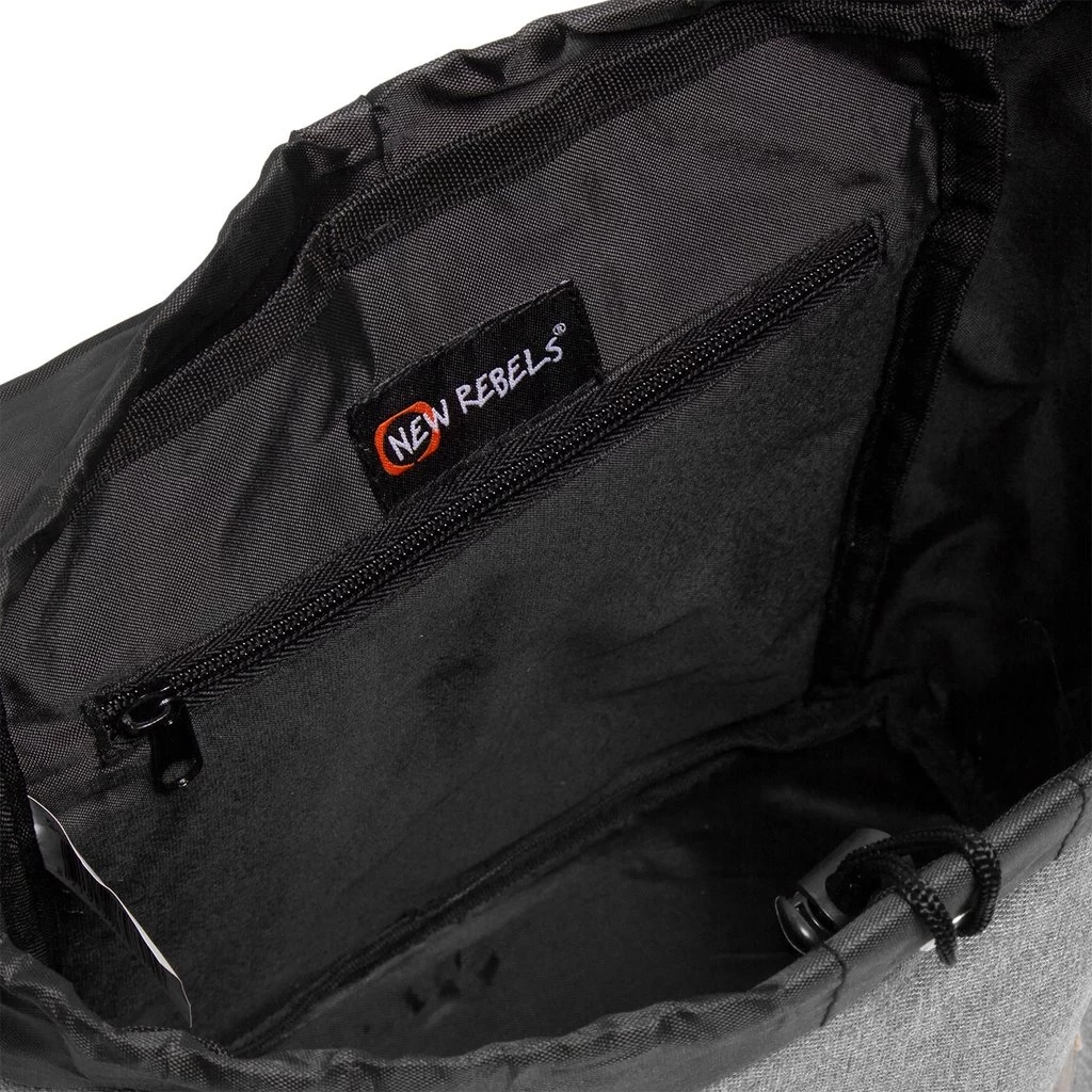 New Rebels ® Creek Small Flap Rugzak Anthracite/Mint IV | Rugtas - Afbeelding 3