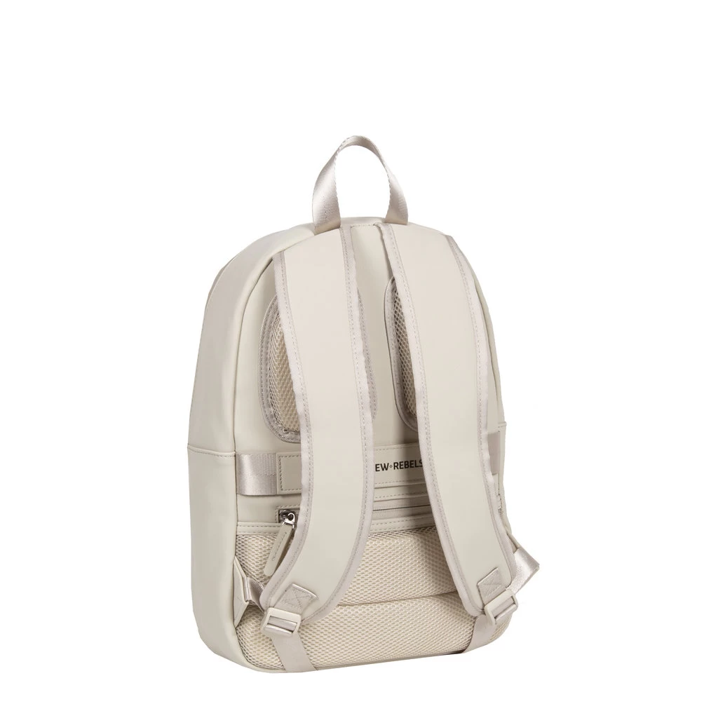 New Rebels ® Harper 2 - Rugzak - Laptoptas - Rugtas - 11 Liter - Beige - Afbeelding 2