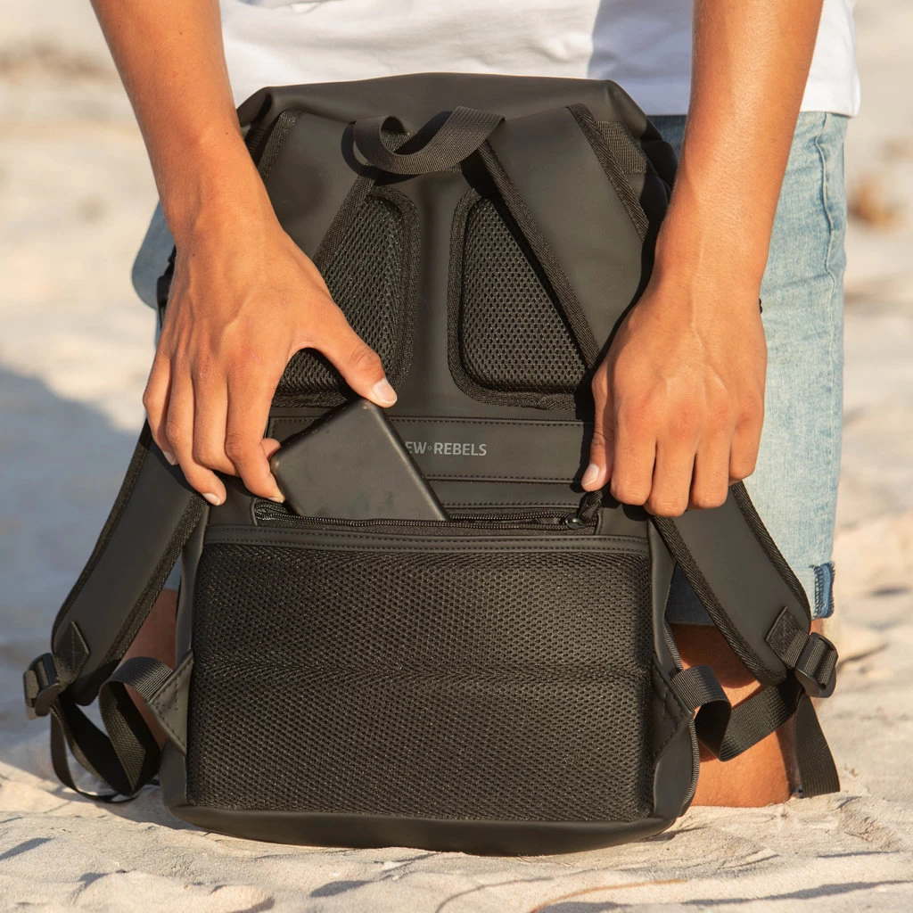 New Rebels ® Harper 2 - Rugzak - Laptoptas - Rugtas - 11 Liter - Zwart - Afbeelding 2