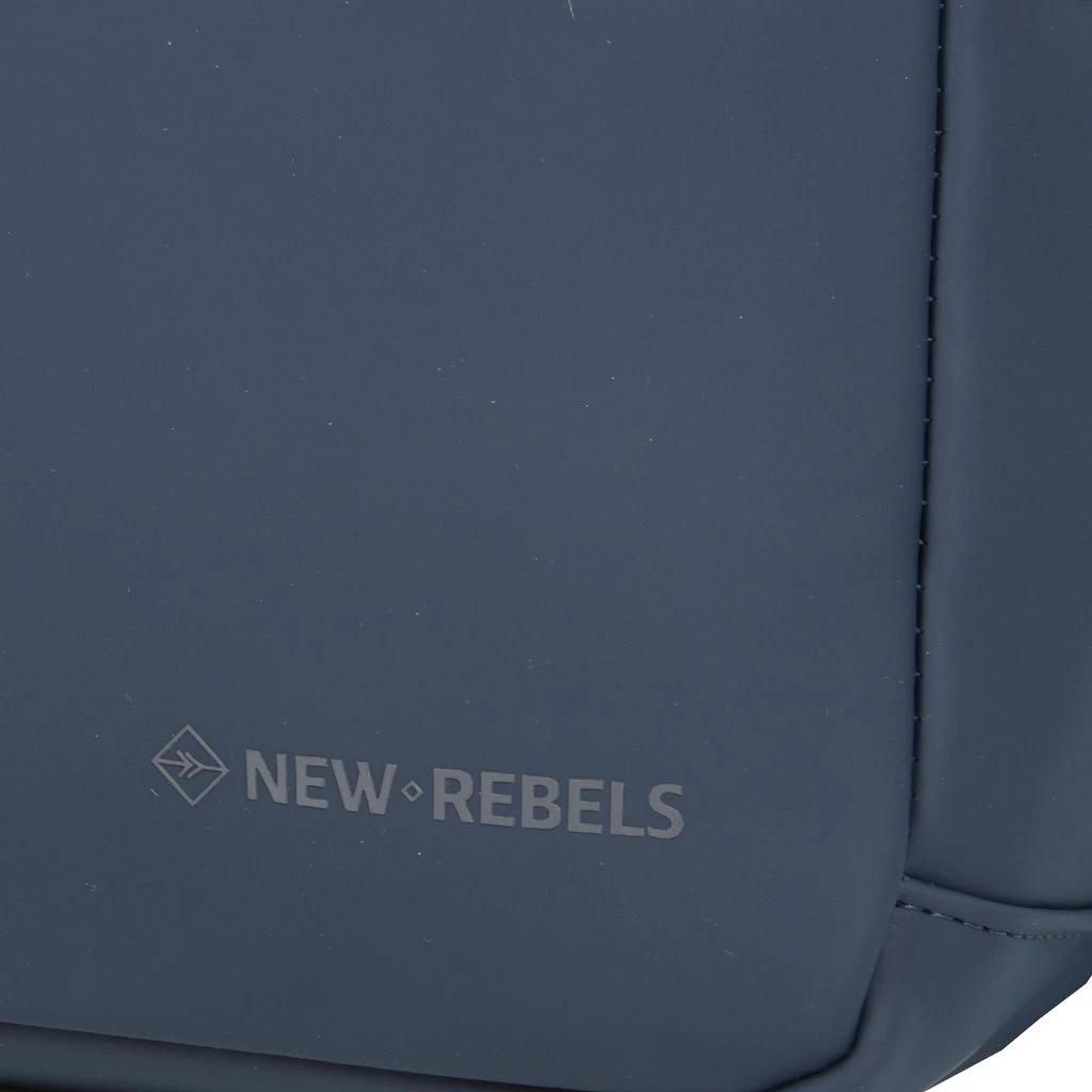 New Rebels ® Harper3- Rugtas - Waterafstotend - Laptoptas 14 Inch -12 Liter - Waterproof Rugzak - Navy Blauw - Afbeelding 5