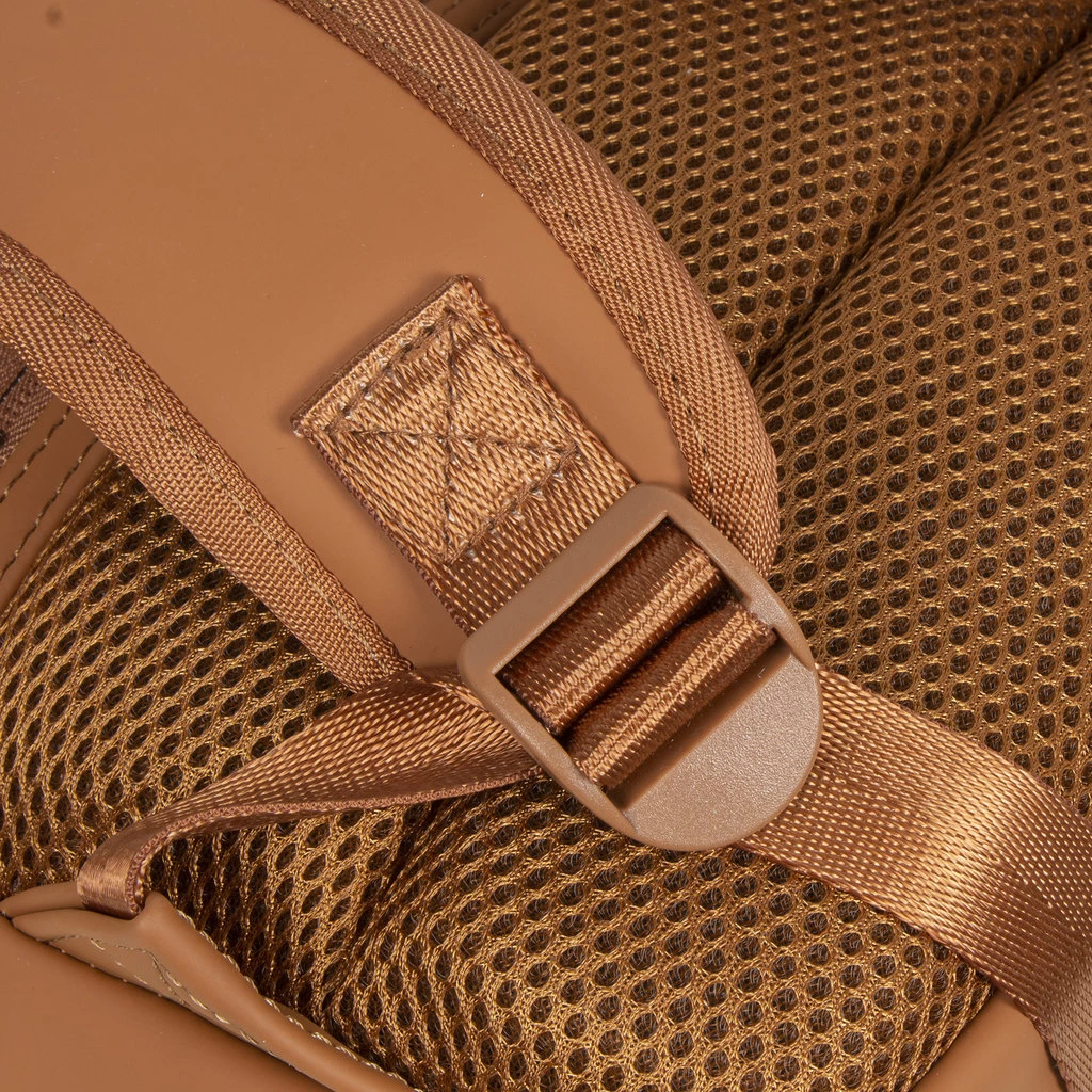 New Rebels ® Harper3- Rugtas - Waterafstotend - Laptoptas 14 Inch -12 Liter - Waterproof Rugzak - Cognac - Afbeelding 7