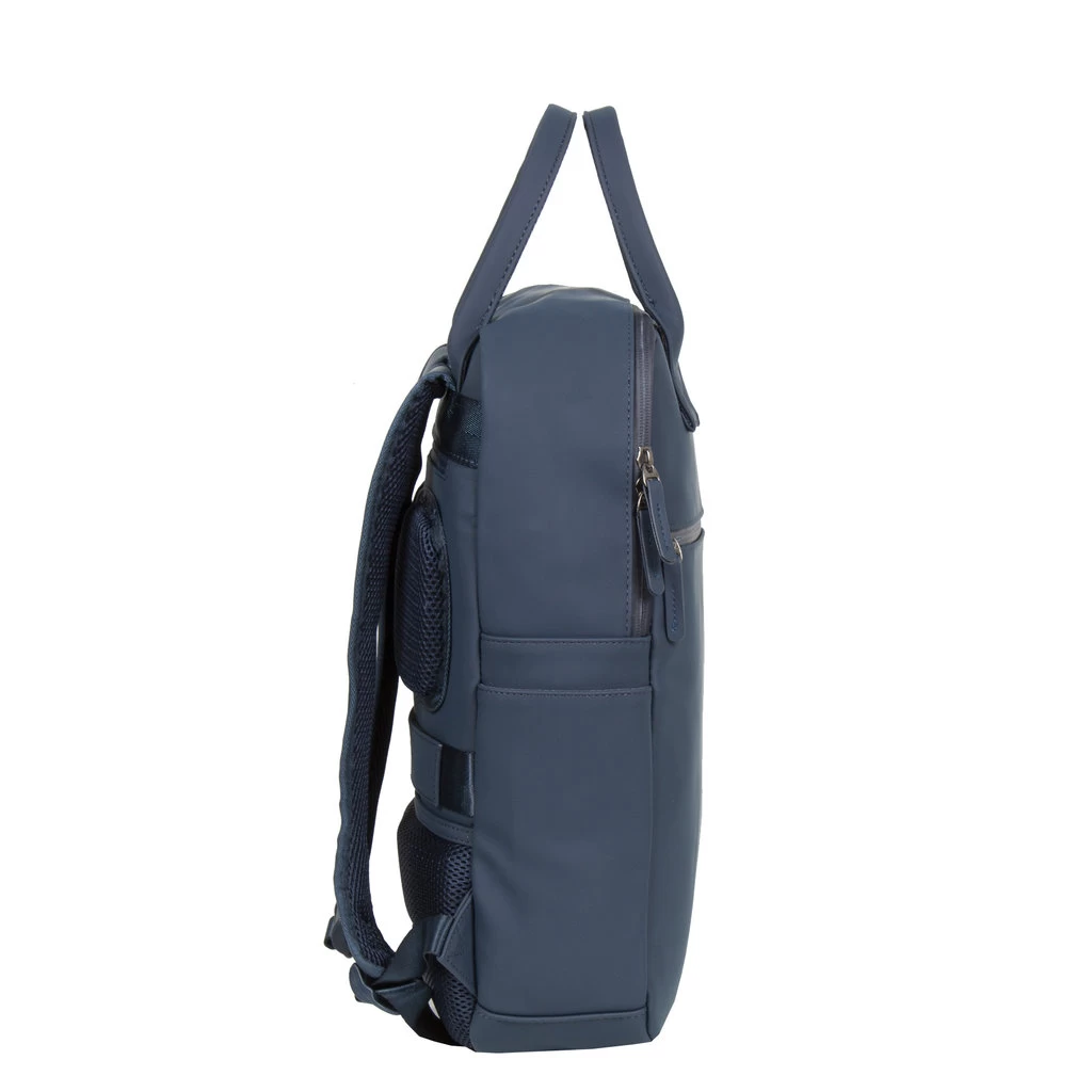 New Rebels ® Harper3- Rugtas - Waterafstotend - Laptoptas 14 Inch -12 Liter - Waterproof Rugzak - Navy Blauw