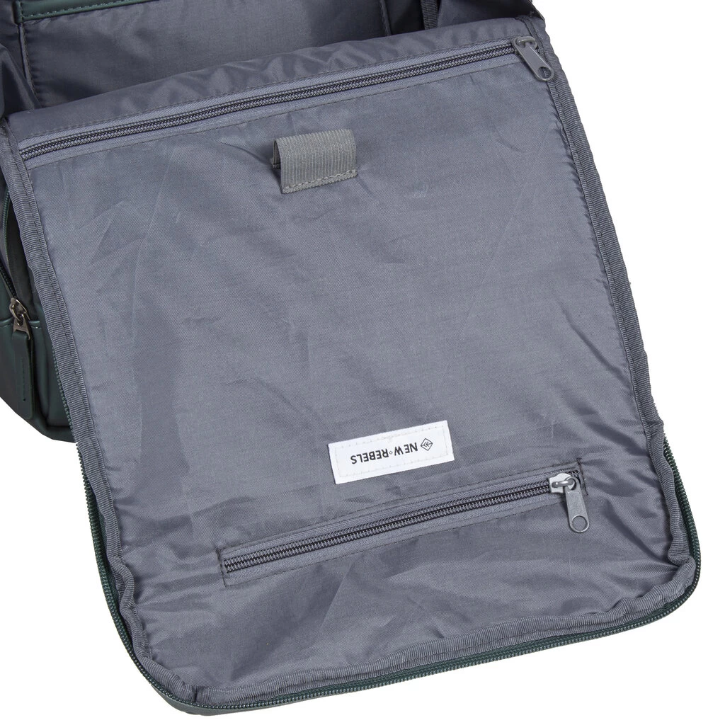 New Rebels Harper Queens Donker Groen 18L Rugtas Waterafstotend Laptop 15.6 - Afbeelding 8