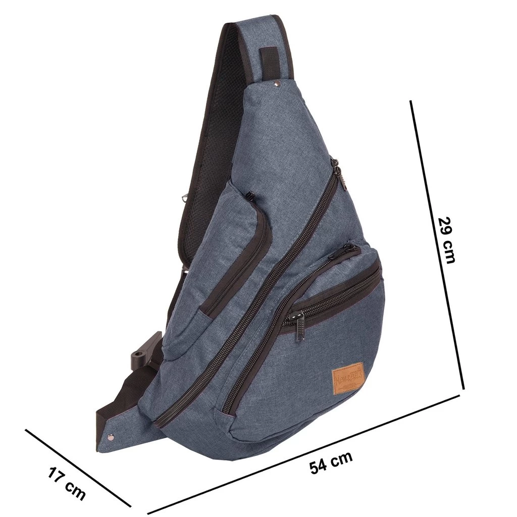 New Rebels ® Heaven Crossover Rugzak Shadow Blue XXI | Rugtas - Afbeelding 6