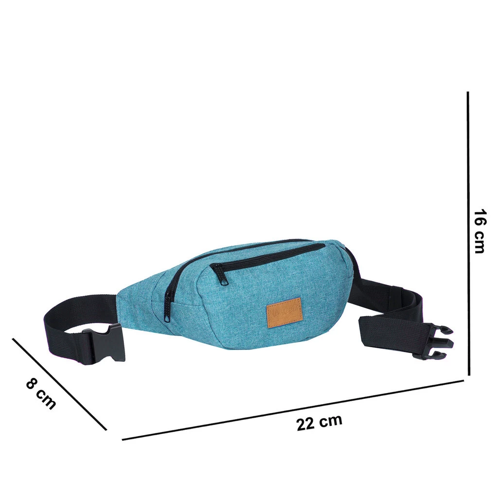 New Rebels ® Heaven Fanny Pack New Blue Medium II | Heuptasje - Afbeelding 3