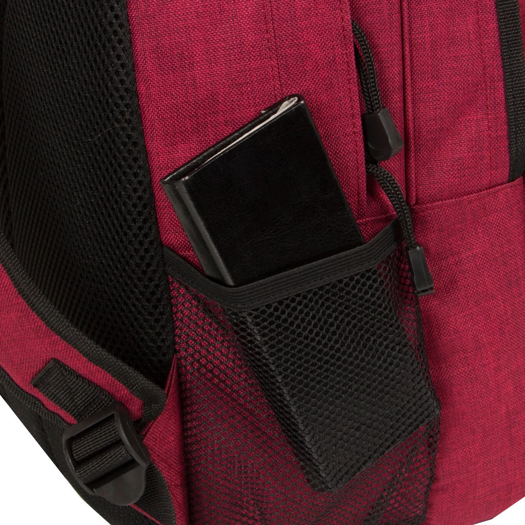 New Rebels ® Heaven - School - Rugtas - Burgundy - Rugzak - Afbeelding 4