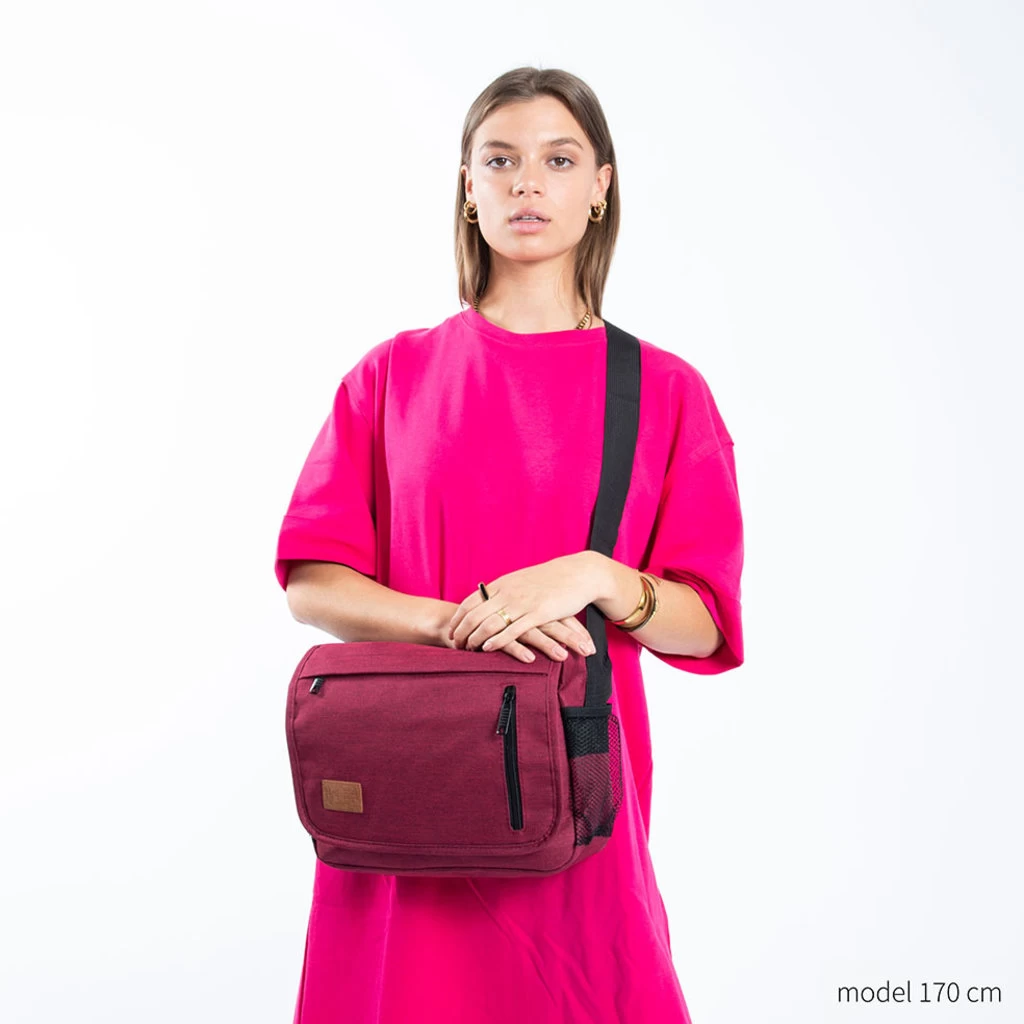 New Rebels ® Heaven25 - Medium SchoudertasA5 - Crossbodytas Met Flap - Oranje - Afbeelding 7