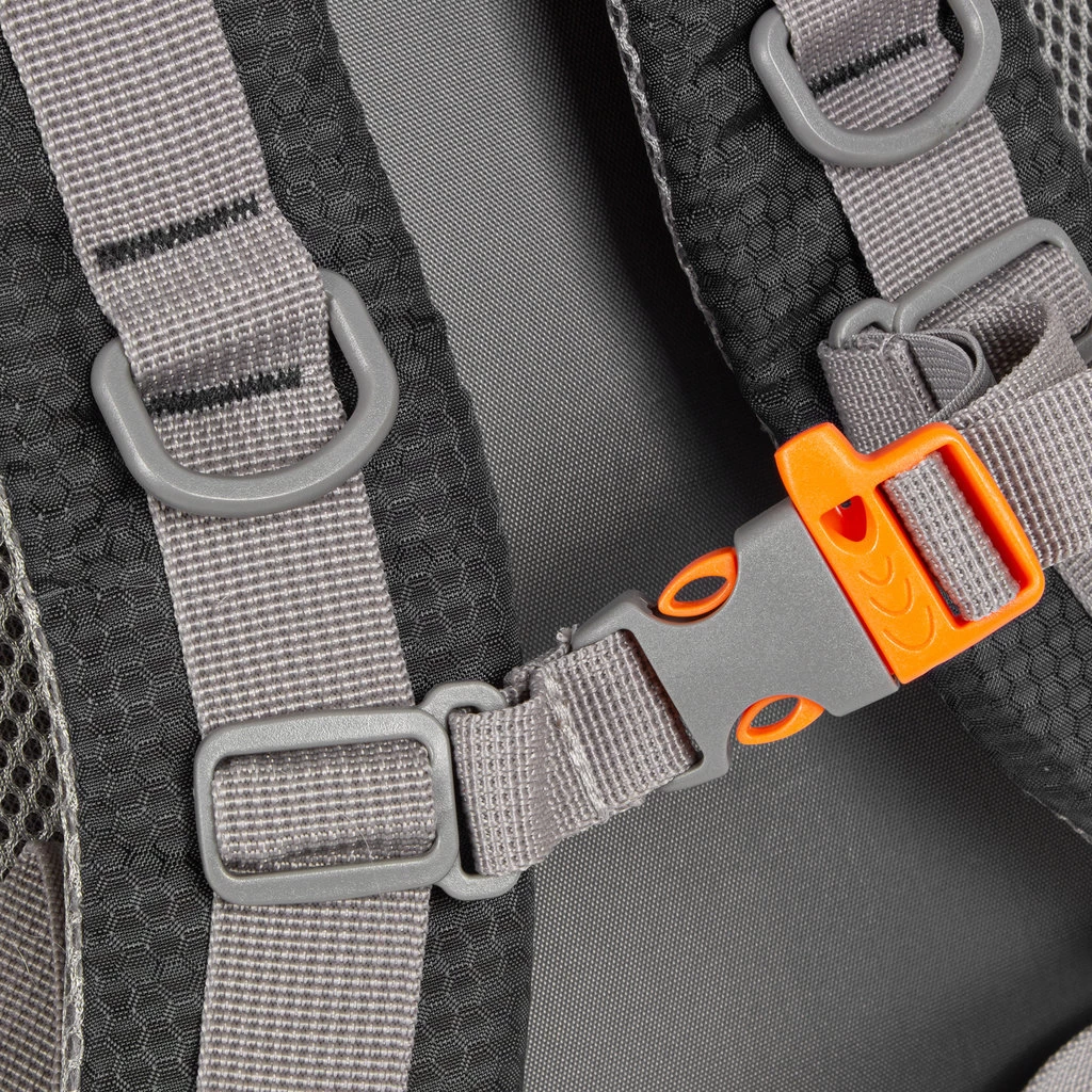 New Rebels ® Kinley - Rugtas - Schooltas - Vrijetijdstas - 28 Liter - Nylon - Zwart - Afbeelding 3