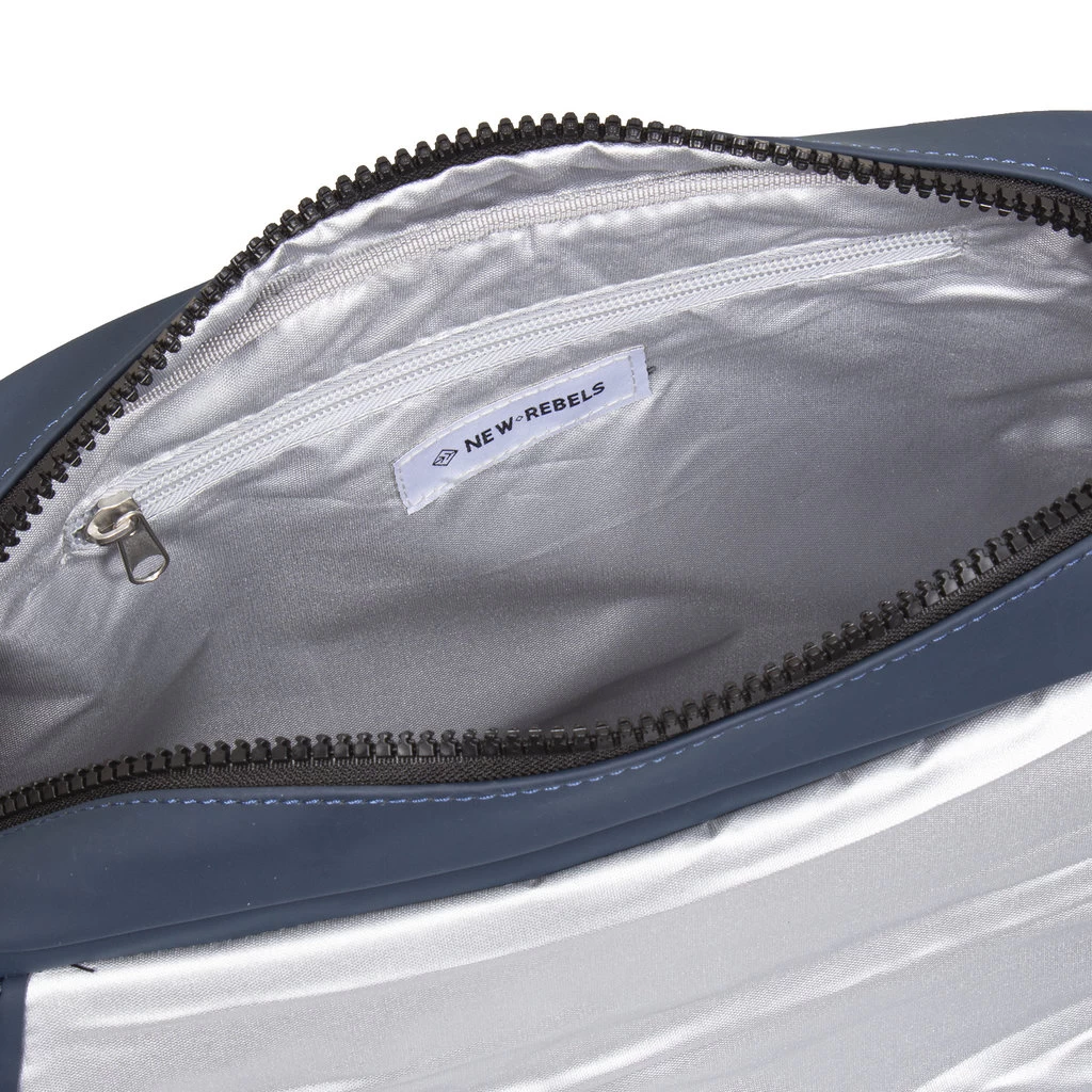 New Rebels ® Mart - Flapover - Navy Blauw - A5 - Schoudertas - Afbeelding 3