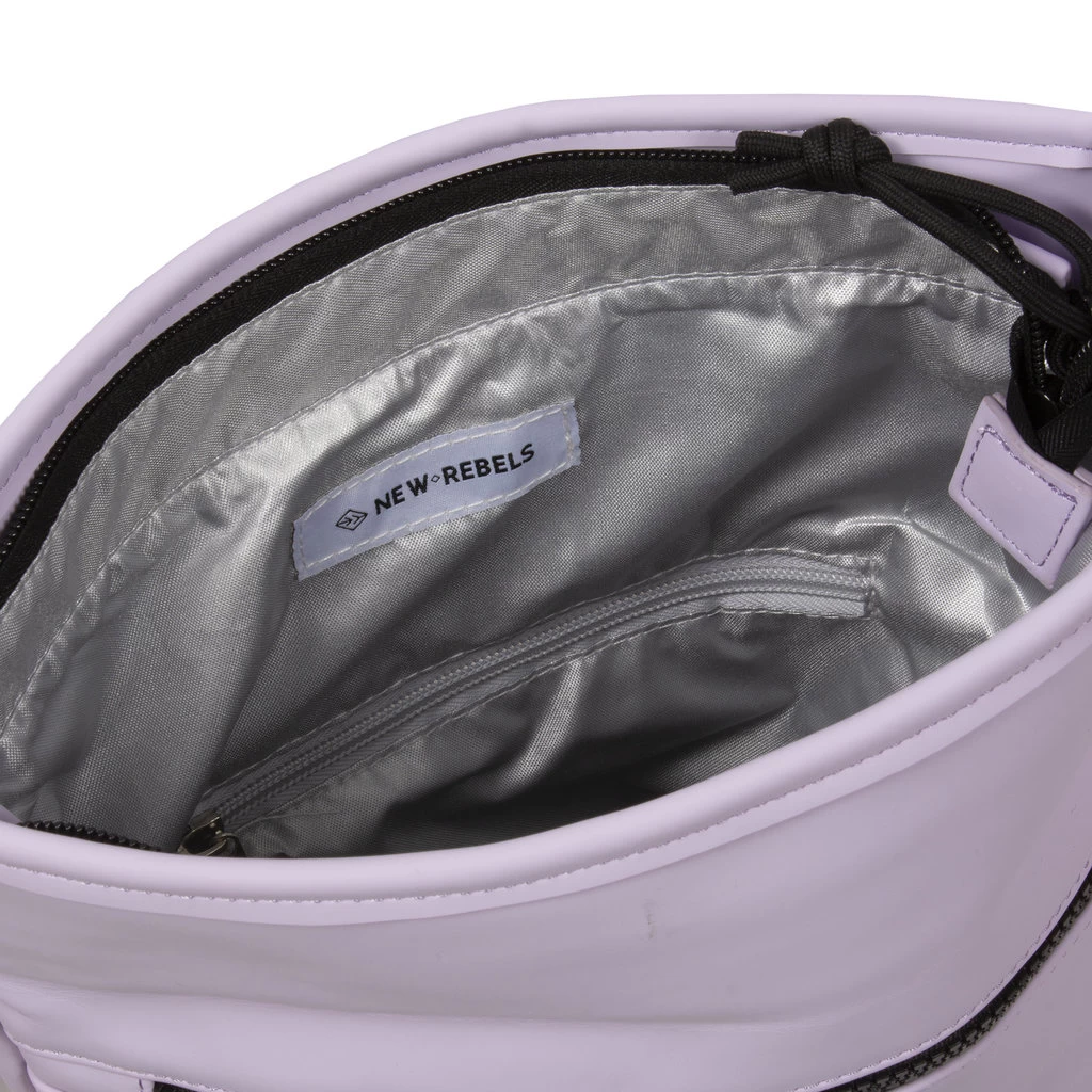 New Rebels Mart Los Angeles Lila 7L Rugtas Rolltop Waterafstotend - Afbeelding 6