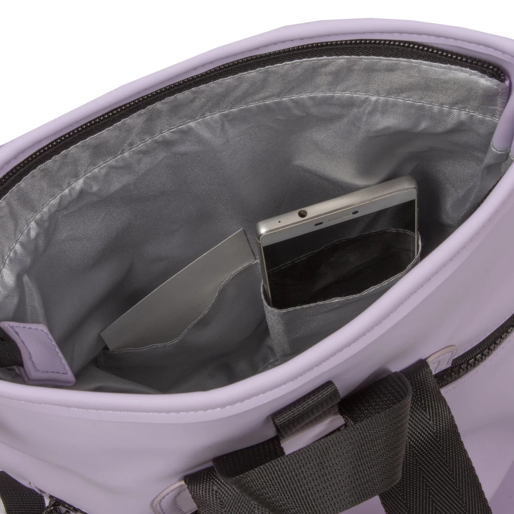 New Rebels Mart Los Angeles Lila 7L Rugtas Rolltop Waterafstotend - Afbeelding 7