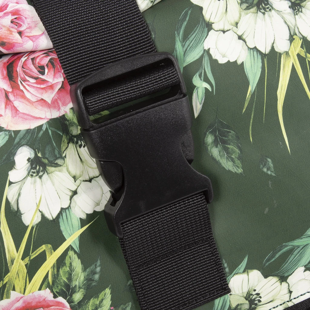 New Rebels ® Mart - Rolltop - Rugtas - Waterafstotend- Flower Dark- Large II - Rugzak - Afbeelding 5