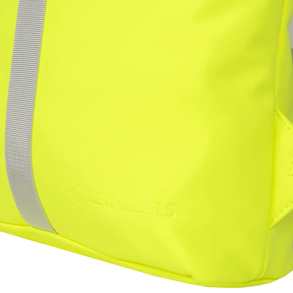New Rebels Mart - Rolltop - Rugtas - Waterafstotend - GeelNeon- Small - Rugzak - Afbeelding 6