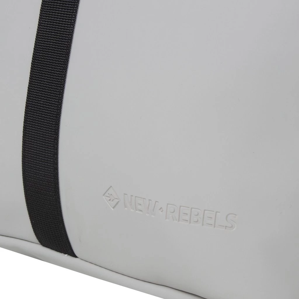 New Rebels ® Mart - Rolltop - Rugtas - Waterafstotend - Lichtgrijs - Small II - Rugzak - Afbeelding 2