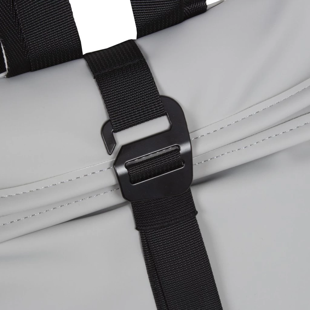 New Rebels ® Mart - Rolltop - Rugtas - Waterafstotend - Lichtgrijs - Small II - Rugzak - Afbeelding 3