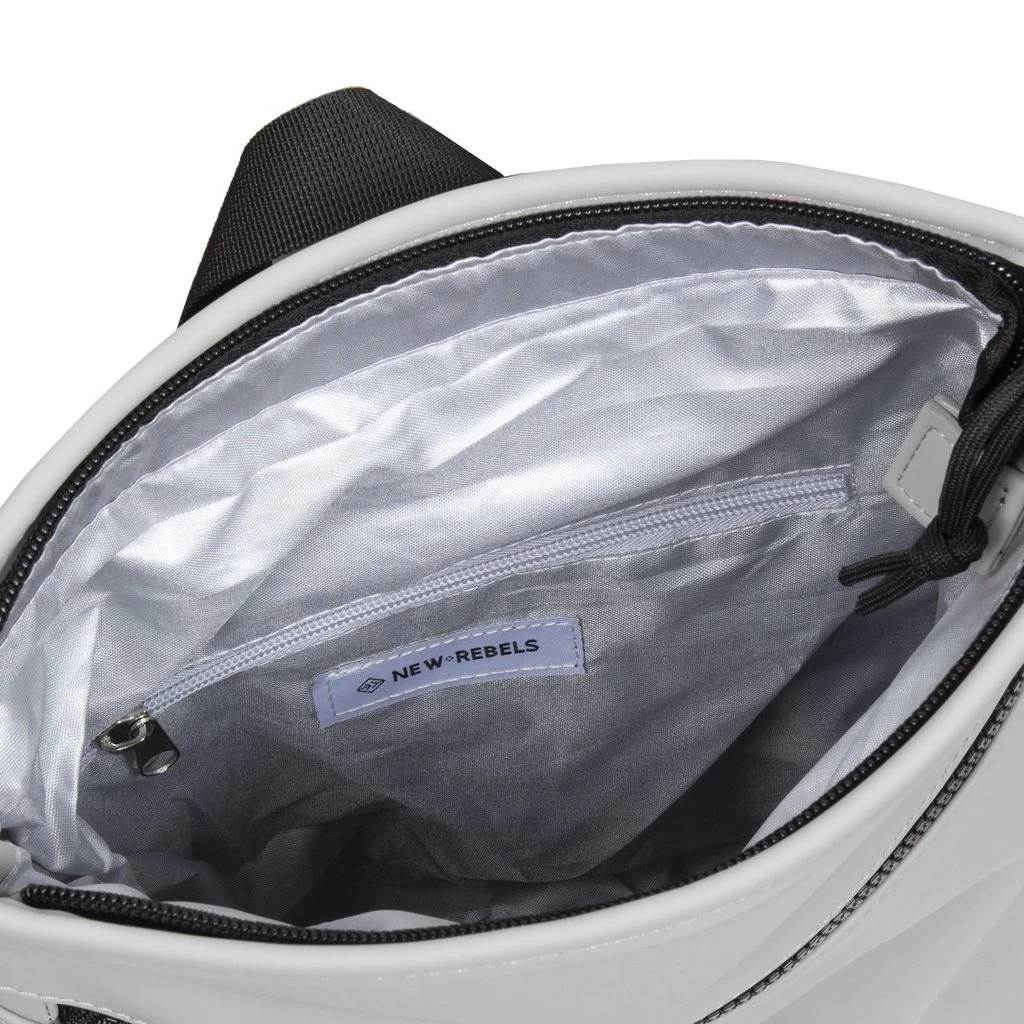 New Rebels ® Mart - Rolltop - Rugtas - Waterafstotend - Lichtgrijs - Small II - Rugzak - Afbeelding 7