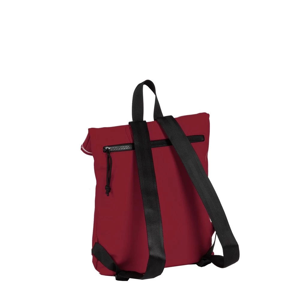 New Rebels ® Mart - Rolltop - Rugzak - Waterafstotend- Burgundy - Large II - Rugzak - Afbeelding 4