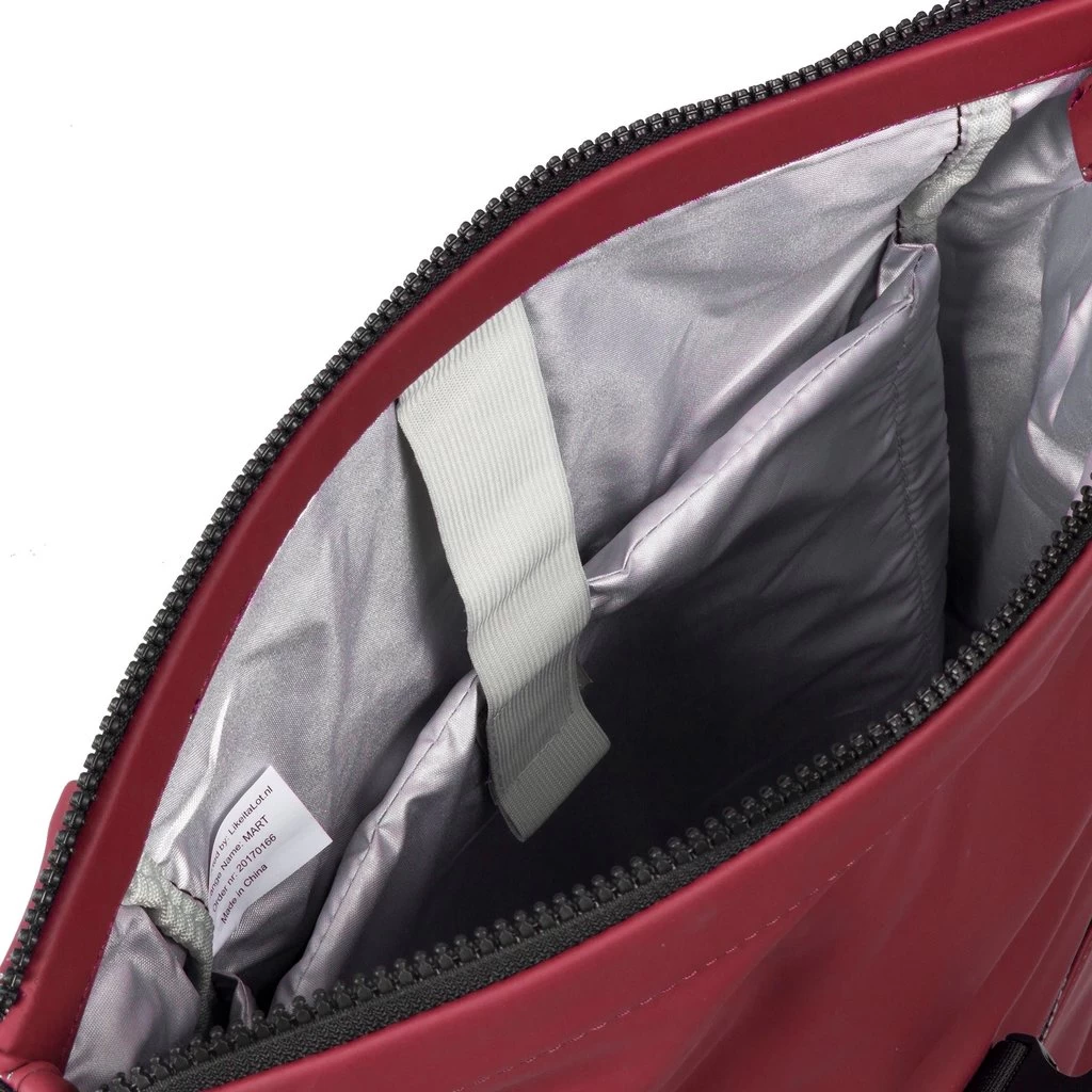 New Rebels ® Mart - Rolltop - Rugzak - Waterafstotend- Burgundy - Large II - Rugzak - Afbeelding 7