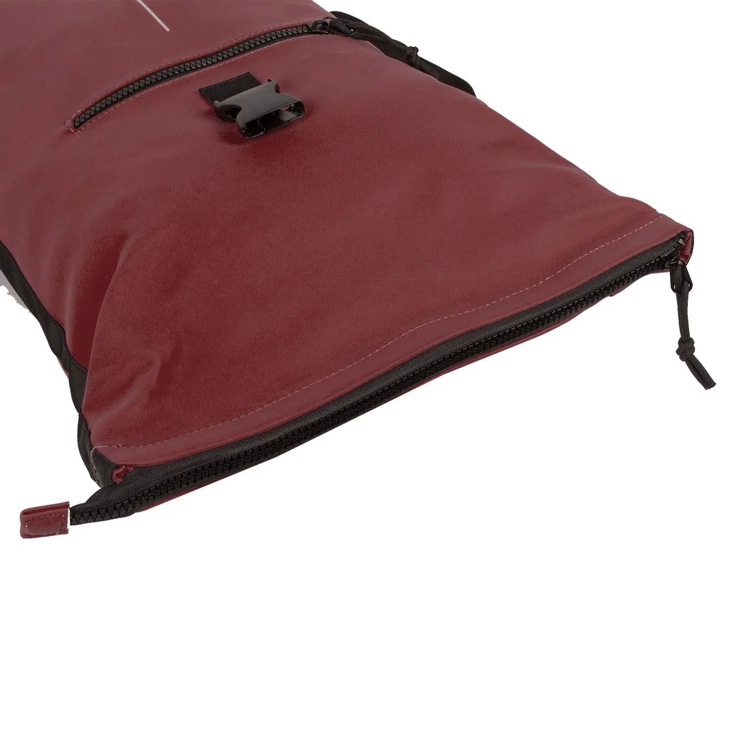 New Rebels ® Mart - Rolltop - Rugzak - Waterafstotend- Burgundy - Large II - Rugzak - Afbeelding 3
