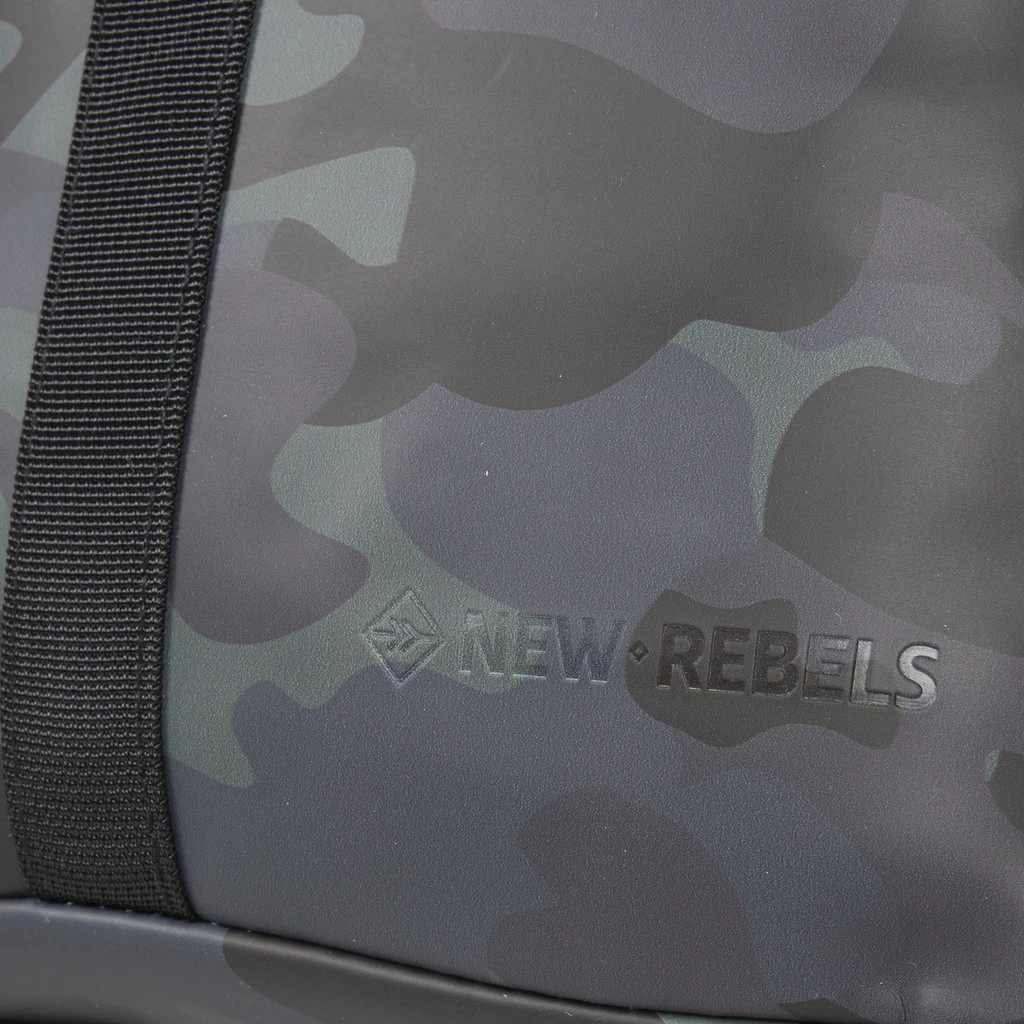 New Rebels ® Mart - Rolltop - Rugzak - Waterafstotend - Camouflage Army Dark - Small II - Rugtas - Afbeelding 5