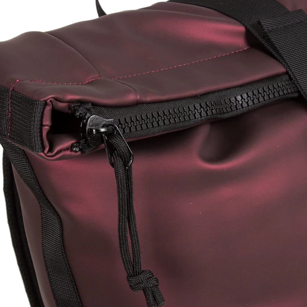 New Rebels ® Mart - Rolltop - Rugzak - Waterafstotend- Metallic Burgundy- Large II - Rugtas - Afbeelding 3