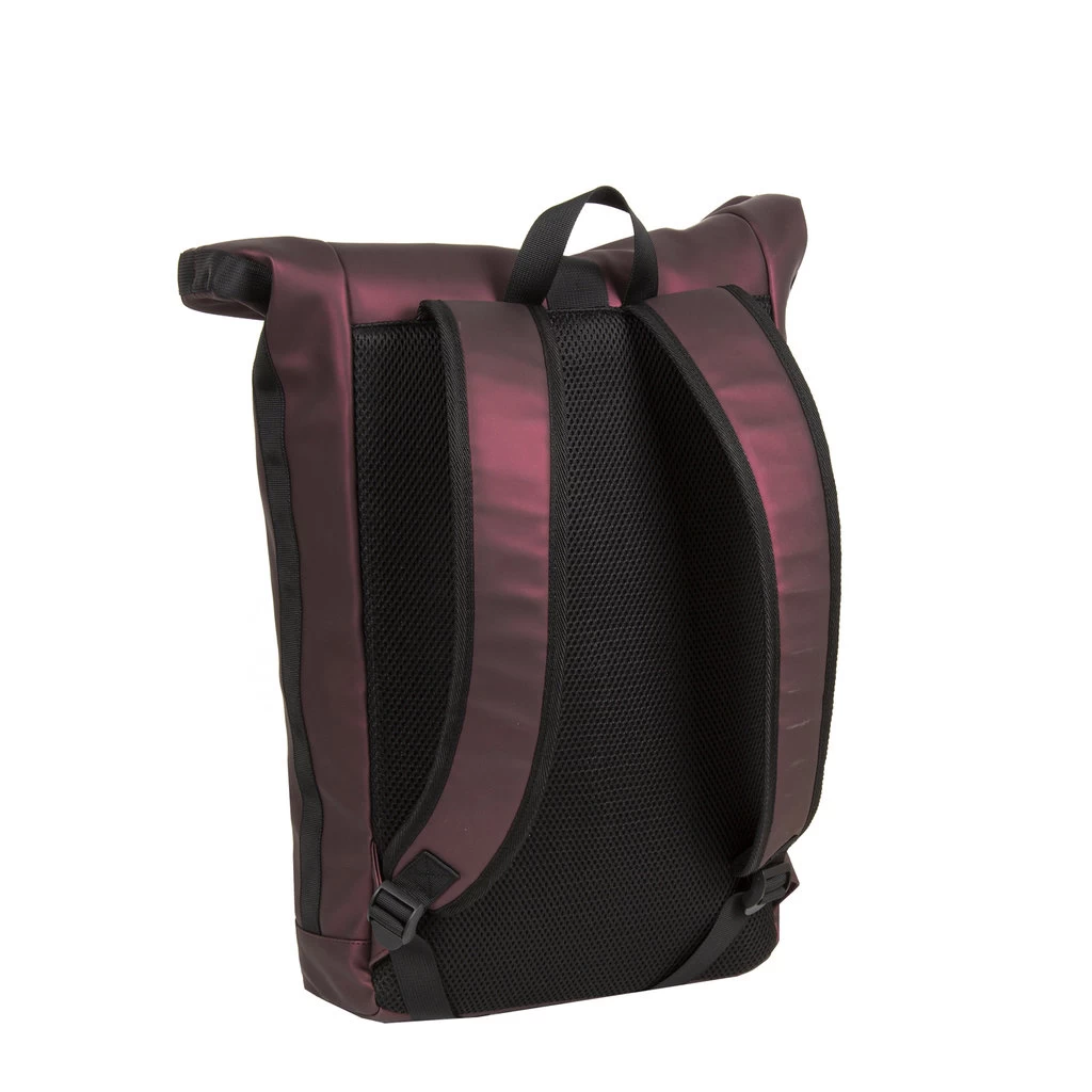 New Rebels ® Mart - Rolltop - Rugzak - Waterafstotend- Metallic Burgundy- Large II - Rugtas