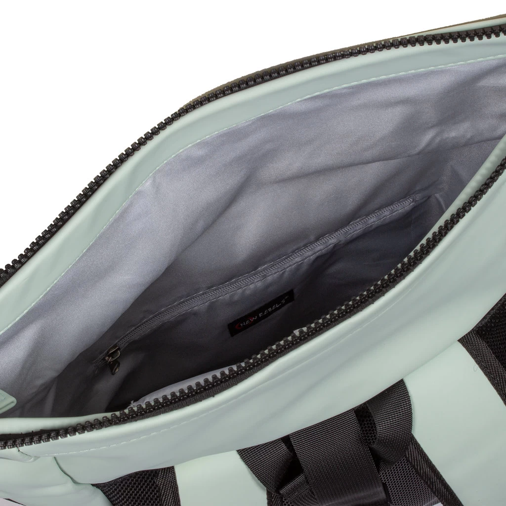 New Rebels ® Mart - Rolltop - Rugzak - Waterafstotend- Mint Blauw - Large II - Rugtas - Afbeelding 9
