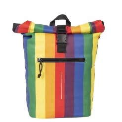 New Rebels ® Mart - Rolltop - Rugzak - Waterafstotend- Regenboog - Rainbow - Large II - Rugtas