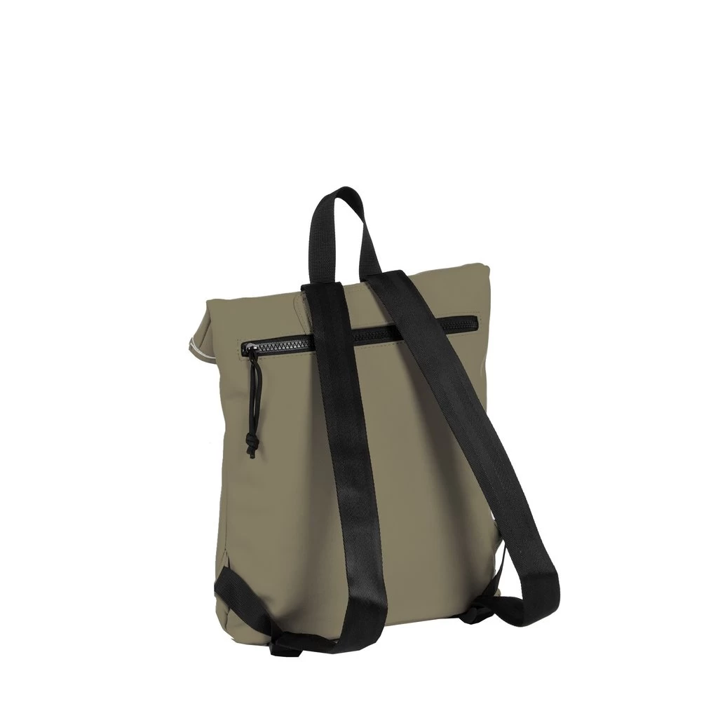 New Rebels ® Mart - Rolltop - Rugzak - Waterafstotend - Taupe - Small II - Rugtas - Afbeelding 2