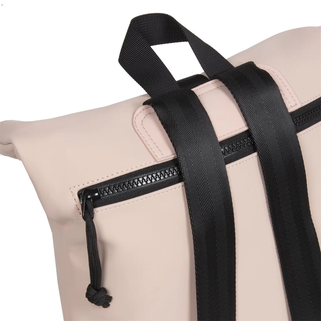 New Rebels ® Mart - Rolltop - Rugzak - Waterafstotend - Zacht Roze - Small II - Rugtas - Afbeelding 5