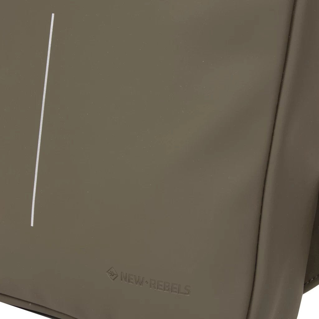New Rebels ® Mart - Rugzak - Waterafstotend - Laptoptas 13 Inch - Rugtas - Olijf Groen - Afbeelding 4