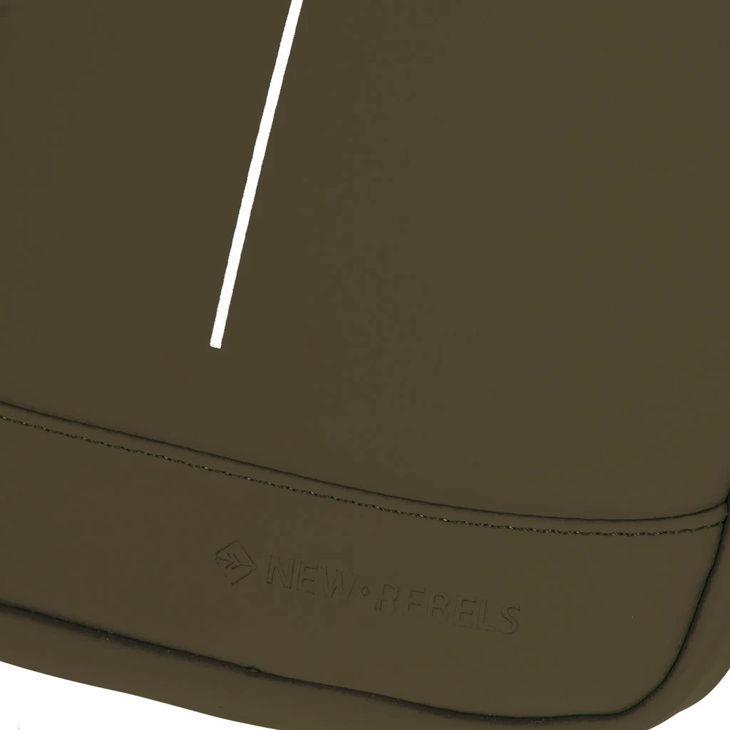 New Rebels ® Mart - Schoudertas - Crossbody Tas -Top Zip - Olijf - Afbeelding 2