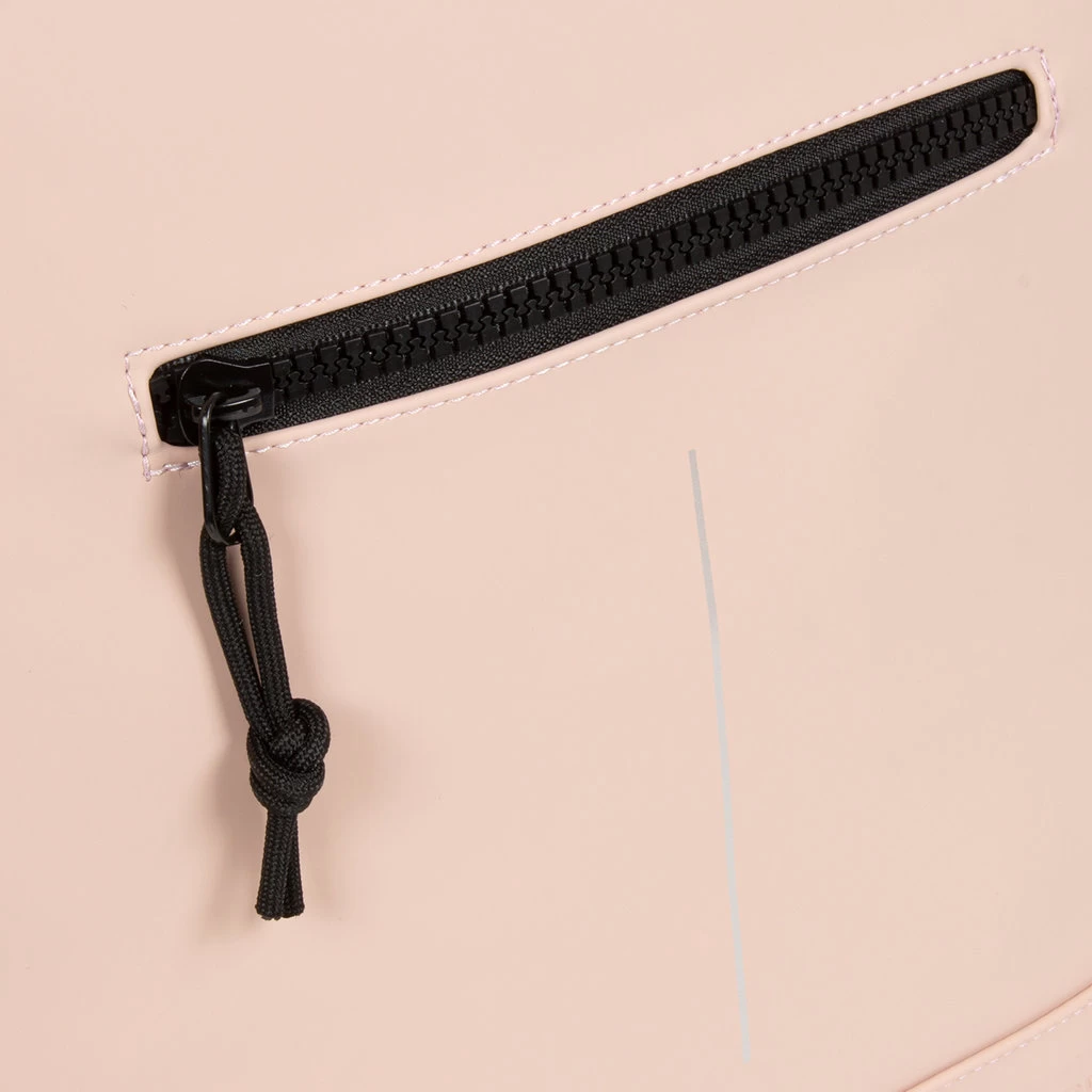 New Rebels ® Mart - Top Zip - Waterafstotend -Rugtas - Laptoptas 13,3 Inch. - Shopper - Zacht Roze - Afbeelding 3