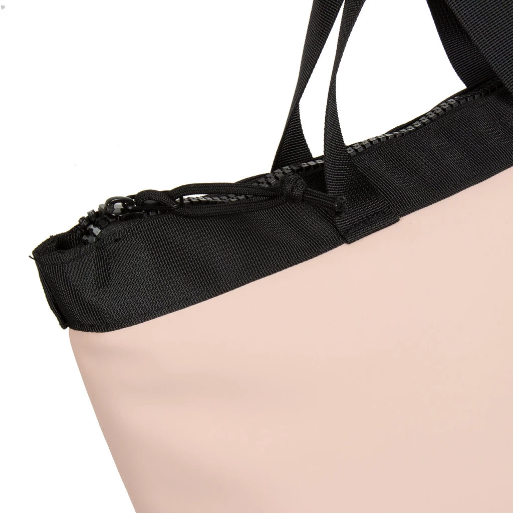 New Rebels ® Mart - Top Zip - Waterafstotend -Rugtas - Laptoptas 13,3 Inch. - Shopper - Zacht Roze - Afbeelding 4