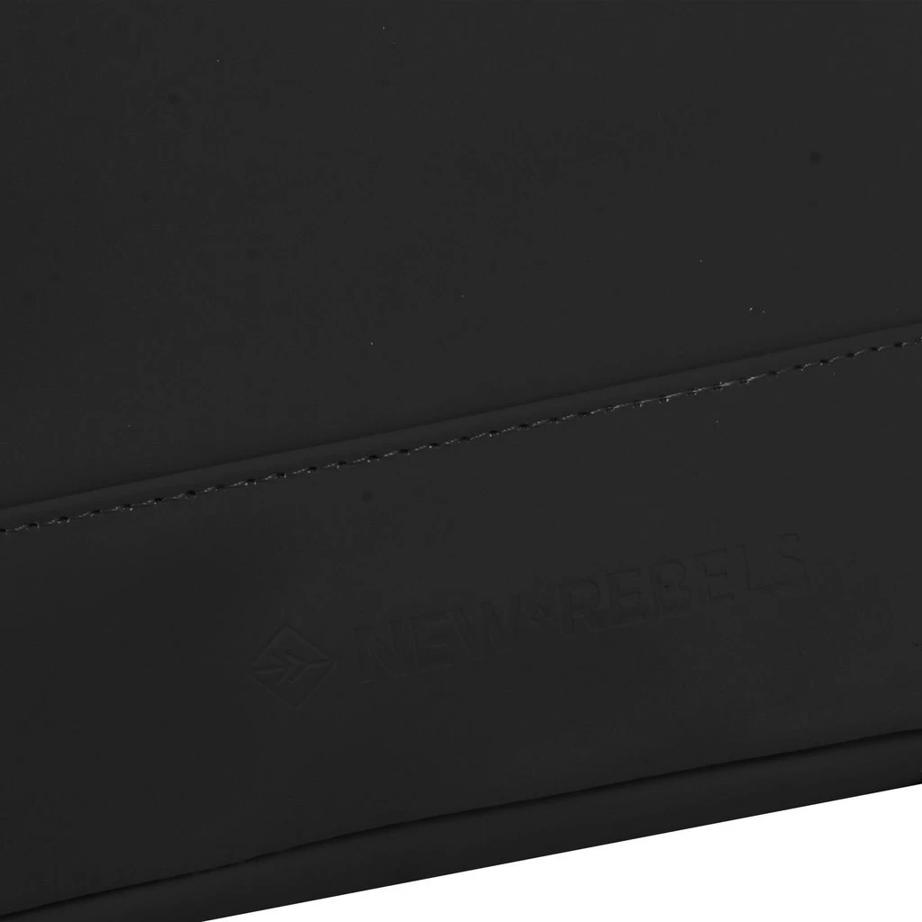 New Rebels ® Mart - Top Zip - Waterafstotend -Rugtas - Laptoptas 13,3 Inch. - Shopper - Zwart - Afbeelding 3