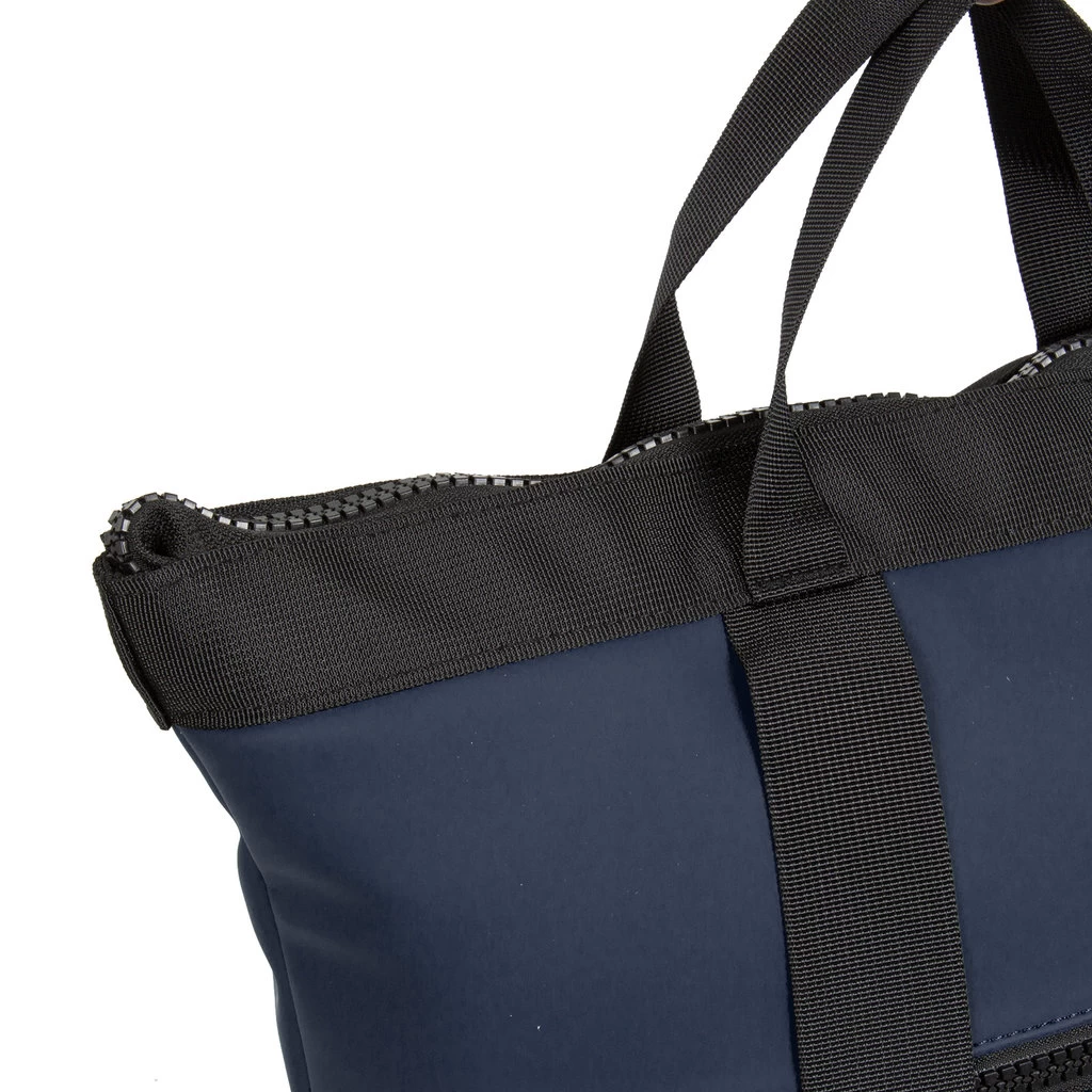 New Rebels ® Mart - Top Zip - Waterafstotend -Rugtas - Laptoptas 13,3 Inch. - Shopper - Navy Blauw - Afbeelding 3