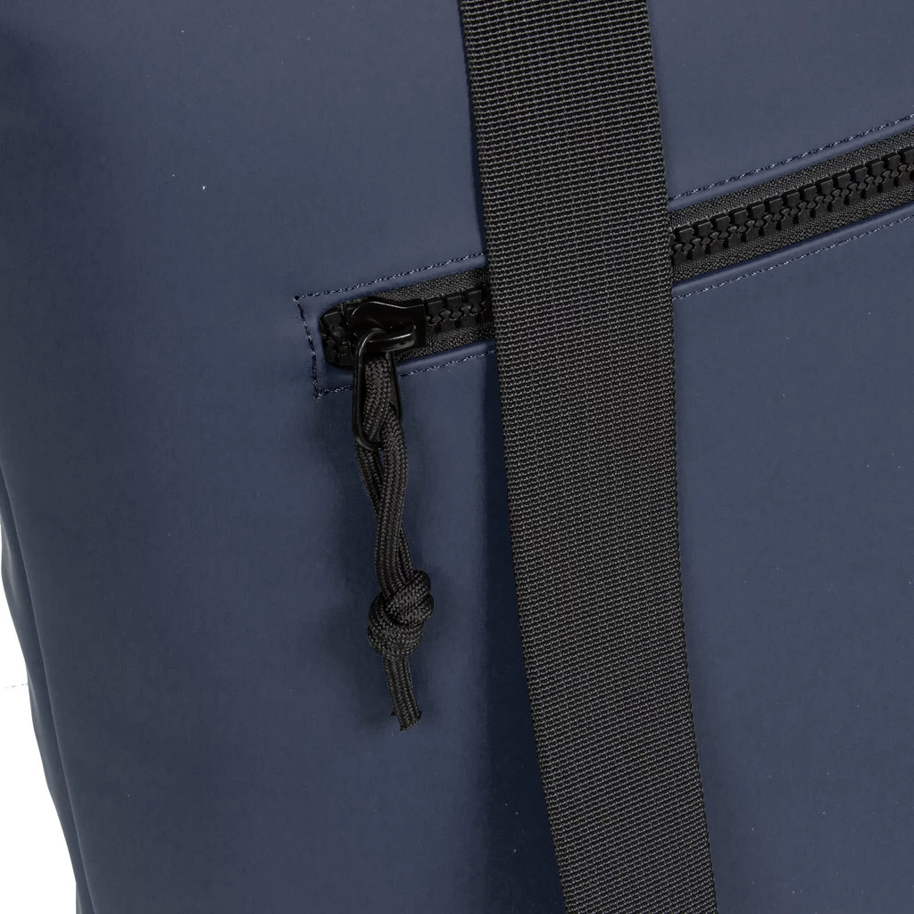 New Rebels ® Mart - Top Zip - Waterafstotend -Rugtas - Laptoptas 13,3 Inch. - Shopper - Navy Blauw - Afbeelding 4