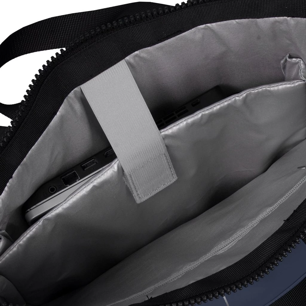 New Rebels ® Mart - Top Zip - Waterafstotend -Rugtas - Laptoptas 13,3 Inch. - Shopper - Navy Blauw - Afbeelding 6