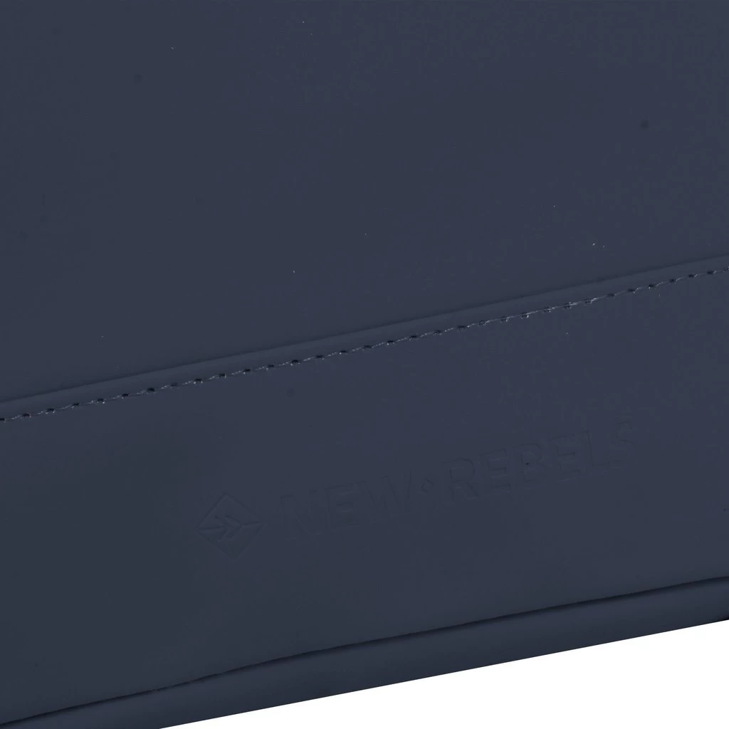 New Rebels ® Mart - Top Zip - Waterafstotend -Rugtas - Laptoptas 13,3 Inch. - Shopper - Navy Blauw - Afbeelding 8