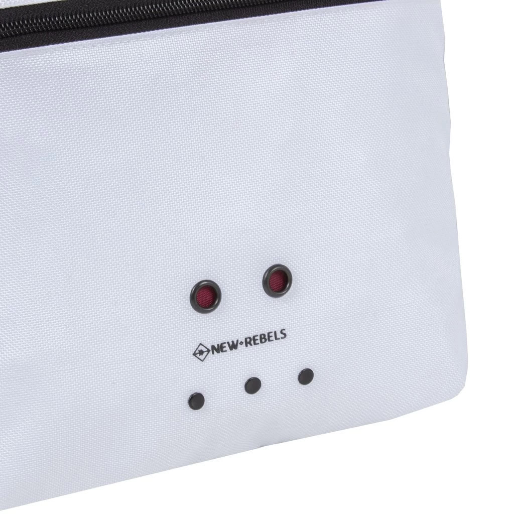 New Rebels ® Morris Rugzak White 2Tone 14L 23X16X37CM - Afbeelding 3