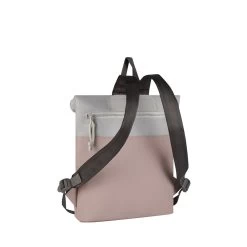New Rebels Backham Los Angeles Oud Roze Beige Mini 7L Rolltop Rugzak Waterafstotend