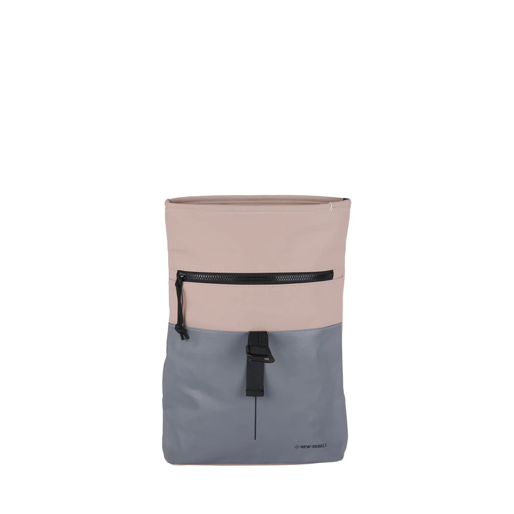 New Rebels Bowie Los Angeles Oud Roze 9L Rugtas RolltopReflectie Waterafstotend - Afbeelding 4