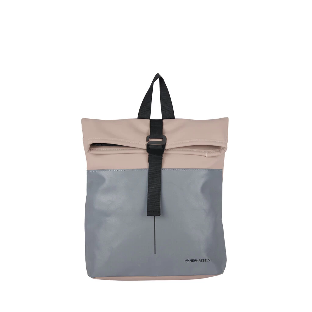 New Rebels Bowie Los Angeles Oud Roze 9L Rugtas RolltopReflectie Waterafstotend - Afbeelding 5