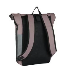 New Rebels Bowie New York Paars 16L Rugzak Rolltop Reflectie Waterafstotend Laptop 15.6